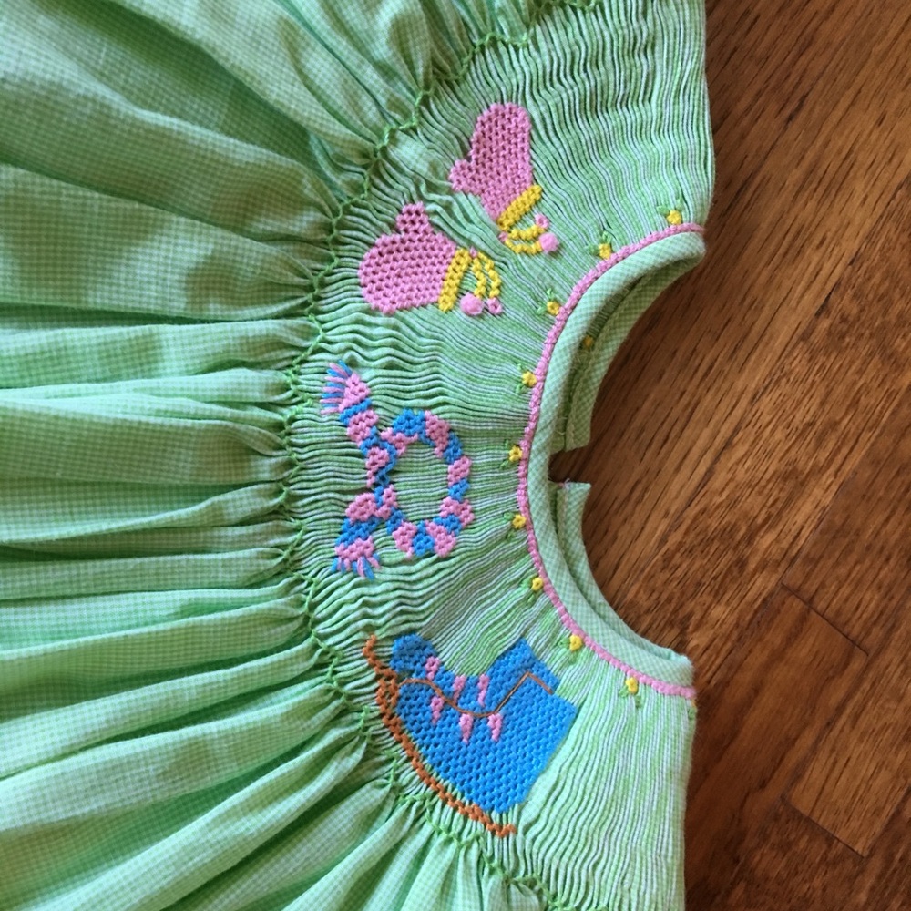 Winter smocked Remmber Nguyen dress